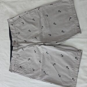Beverly Hills Polo Club Navy and Cream Shorts